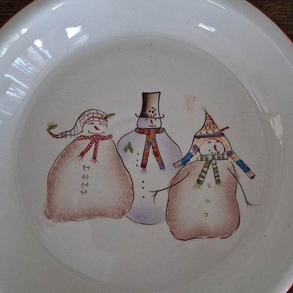 Sakura Snowmates Debbbie Taylor Kerman Pie Plate Bowl - Picture 4 of 10